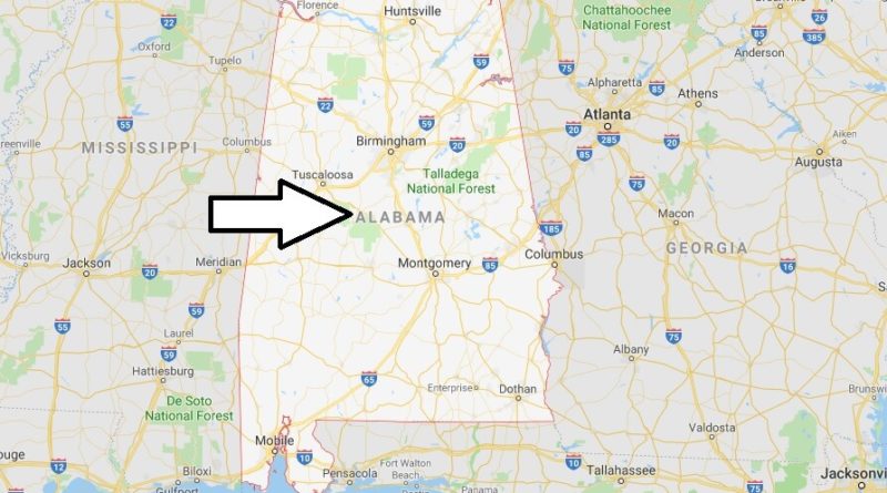 Where is Alabama State? Where is Alabama Located in The World? Alabama