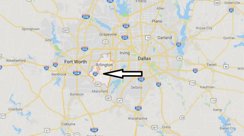 Where is Arlington, Texas? What County is Arlington? Arlington Map Located