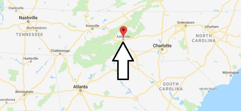 Where is Asheville, North Carolina? What County is Asheville? Asheville Map Located