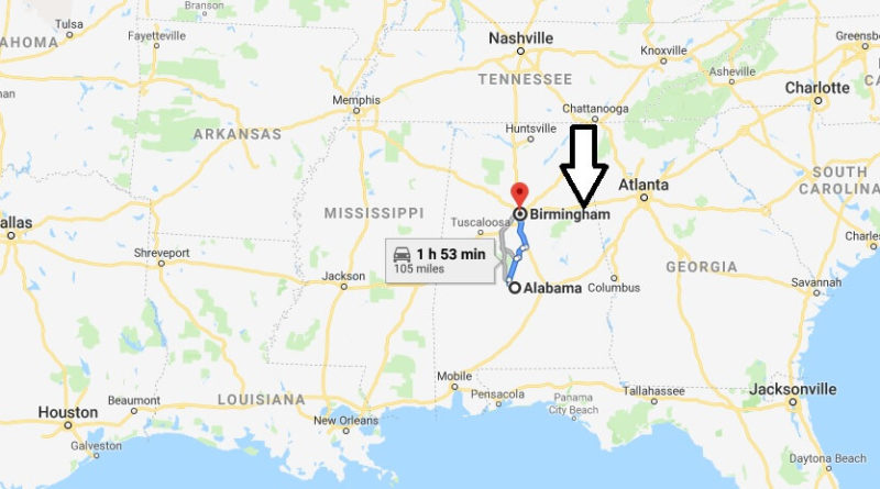 Where is Birmingham, Alabama? What County is Birmingham? Birmingham Map Located