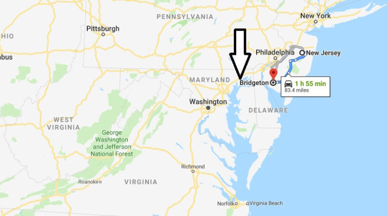 Where is Bridgeton, New Jersey? What County is Bridgeton? Bridgeton Map Located
