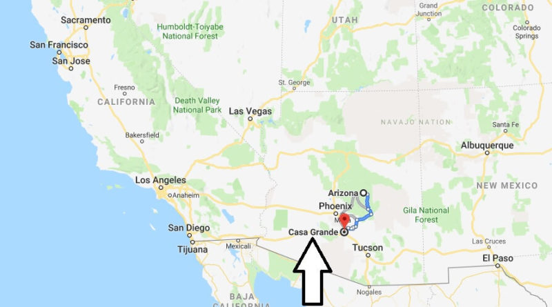 Where is Casa Grande, Arizona? What County is Casa Grande? Casa Grande Map Located