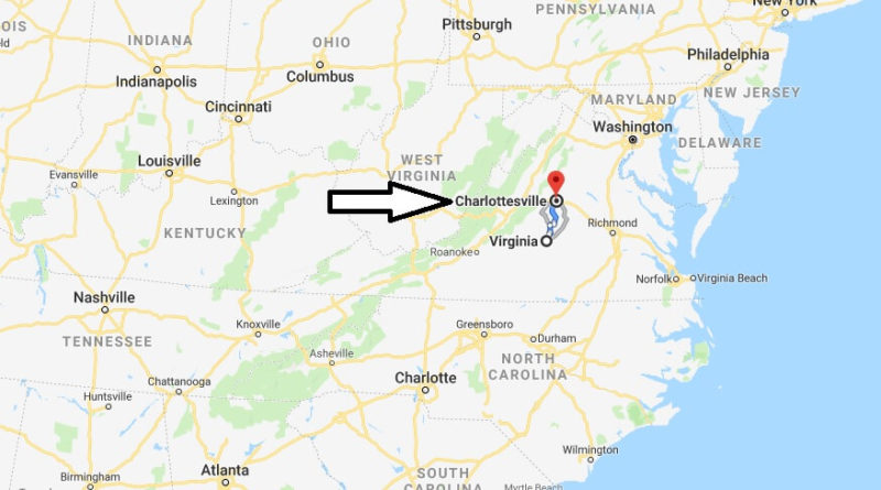 Where is Charlottesville, Virginia? What County is Charlottesville? Charlottesville Map Located