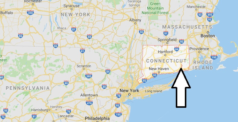 Where is Connecticut State? Where is Connecticut Located in The World? Connecticut state Map