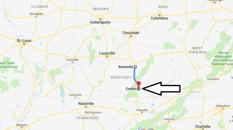 Where is Corbin, Kentucky? What County is Corbin? Corbin Map Located