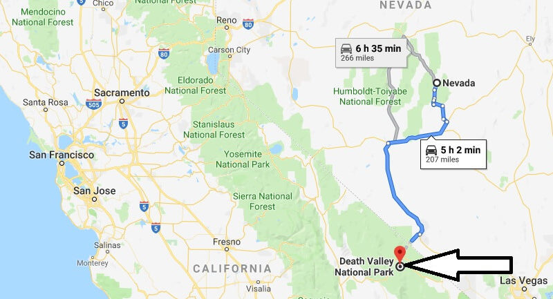 Where is Death Valley National Park? What city is Death Valley? How do I get to Death Valley