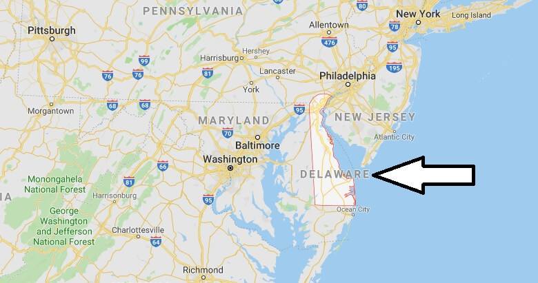 Where is Delaware State? Where is Delaware Located in The World? Delaware State Map