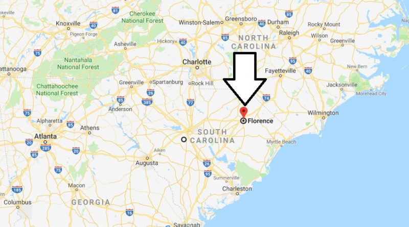 Where is Florence, South Carolina? What County is Florence? Florence Map Located