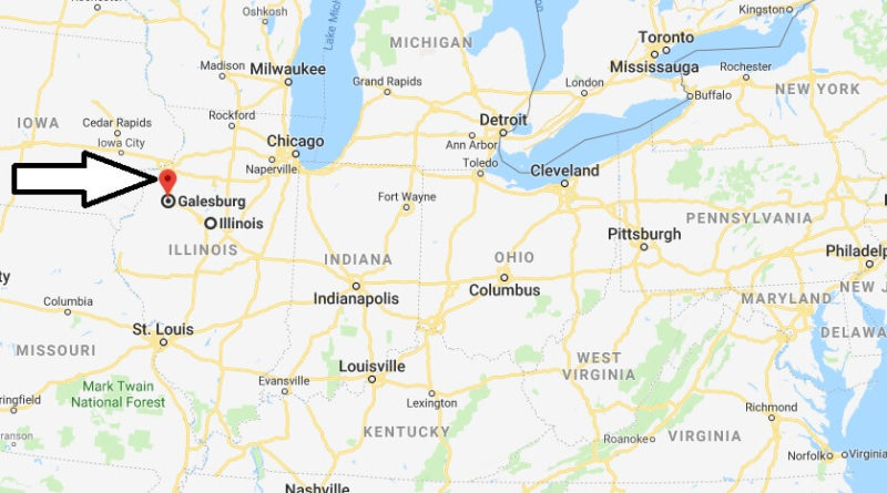 Where is Galesburg, Illinois? What County is Galesburg? Galesburg Map Located