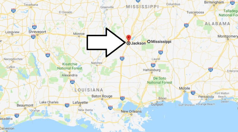 Where is Jackson, Mississippi? What County is Jackson? Jackson Map Located