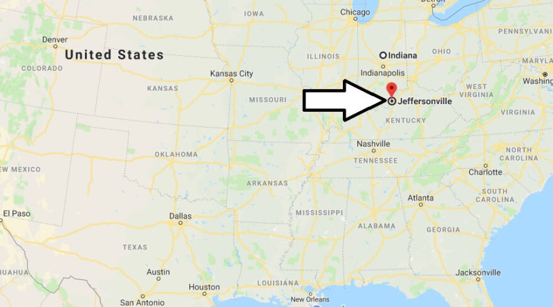 Where is Jeffersonville, Indiana? What County is Jeffersonville? Jeffersonville Map Located