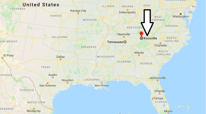 Where is Knoxville, Tennessee? What County is Knoxville? Knoxville Map Located