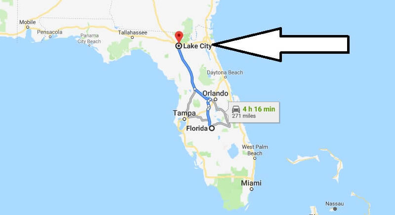 Where is Lake City, Florida? What County is Lake City? Lake City Map Located