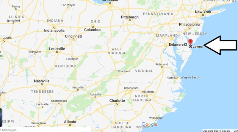 Where is Lewes, Delaware? What County is Lewes? Lewes Map Located