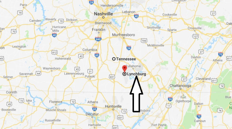 Where is Lynchburg, Tennessee? What County is Lynchburg? Lynchburg Map Located