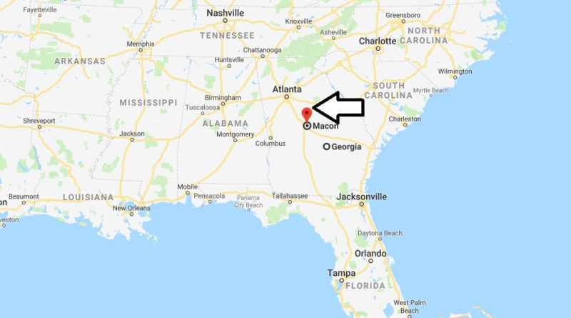 Where is Macon, Georgia? What County is Macon? Macon Map Located