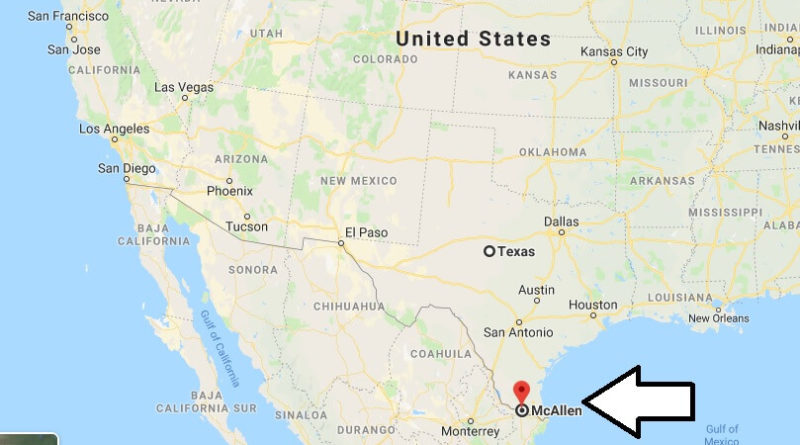 Where is McAllen, Texas? What County is McAllen? McAllen Map Located