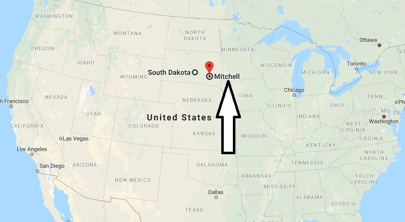 Where is Mitchell, South Dakota? What County is Mitchell? Mitchell Map Located