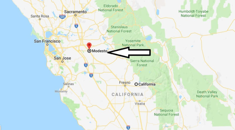 Where is Modesto, California? What County is Modesto? Modesto Map Located