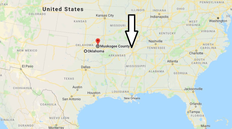 Where is Muskogee County, Oklahoma? What County is Muskogee County? Muskogee County Map Located
