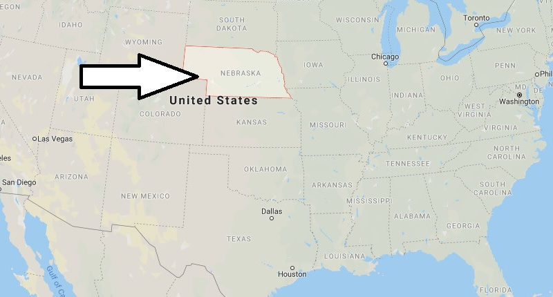 Where is Nebraska? What Country is Nebraska in? Nebraska Map