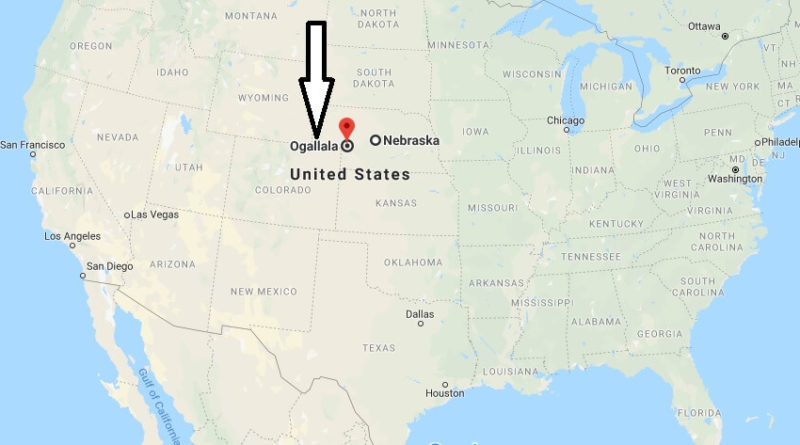 Map Of Ogallala Nebraska