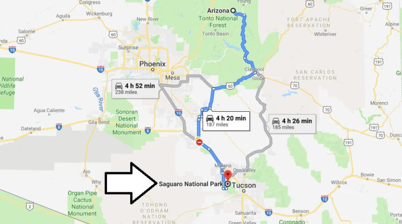 Where is Saguaro National Park? What city is Saguaro? How do I get to Saguaro
