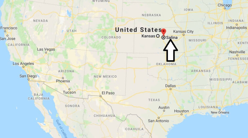 Where is Salina, Kansas? What County is Salina? Salina Map Located