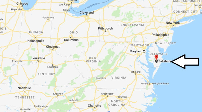 Where is Salisbury, Maryland? What County is Salisbury? Salisbury Map Located