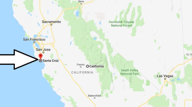 Where is Santa Cruz, California? What County is Santa Cruz? Santa Cruz Map Located
