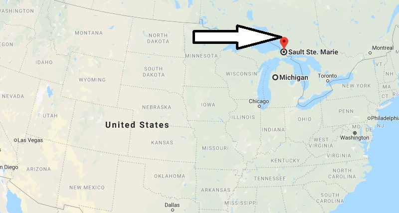 Where is Sault Ste. Marie, Michigan? What County is Sault Ste. Marie? Sault Ste. Marie Map Located