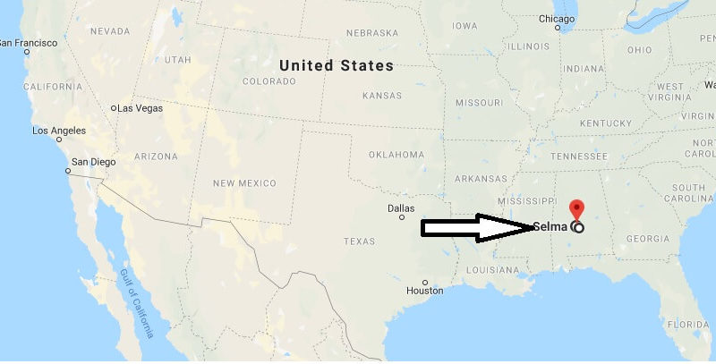 Where is Selma, Alabama? What County is Selma? Selma Map Located
