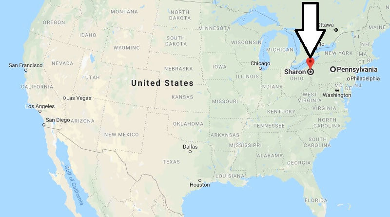 Where is Sharon, Pennsylvania? What County is Sharon? Sharon Map Located