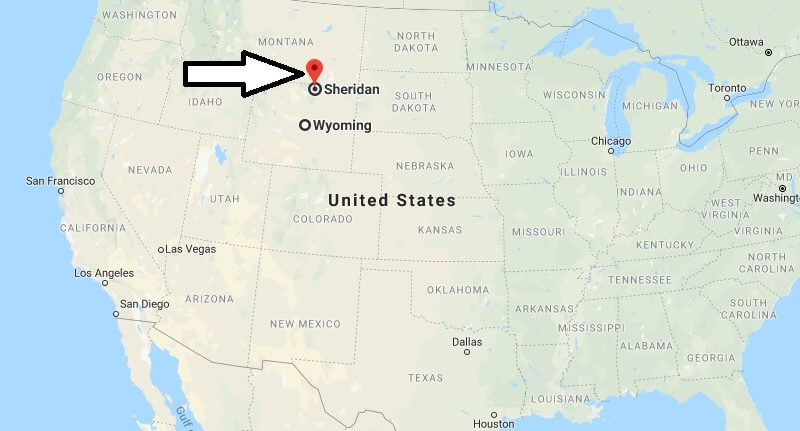Where is Sheridan, Wyoming? What County is Sheridan? Sheridan Map Located