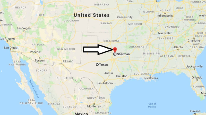 Where is Sherman, Texas? What County is Sherman? Sherman Map Located