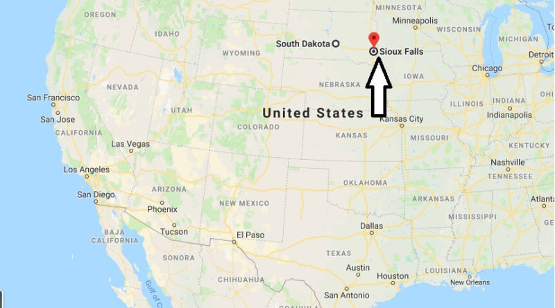 Where is Sioux Falls, South Dakota? What County is Sioux Falls? Sioux Falls Map Located