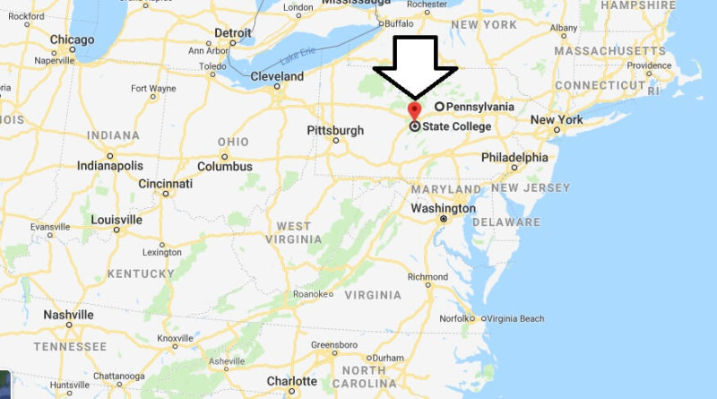 Where is State College, Pennsylvania? What County is State College? State College Map Located
