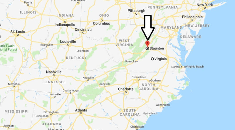 Where is Staunton, Virginia? What County is Staunton? Staunton Map Located
