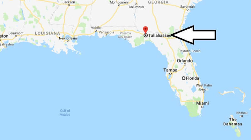 Tallahassee On Map Of Florida Where is Tallahassee, Florida? What County is Tallahassee 