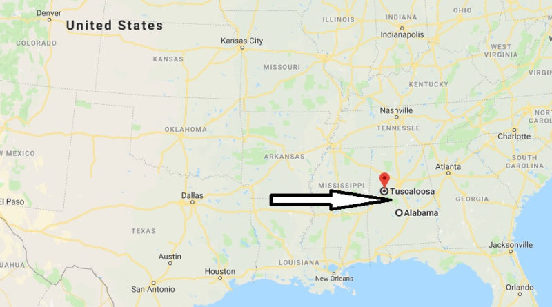 Where is Tuscaloosa, Alabama? What County is Tuscaloosa? Tuscaloosa Map Located
