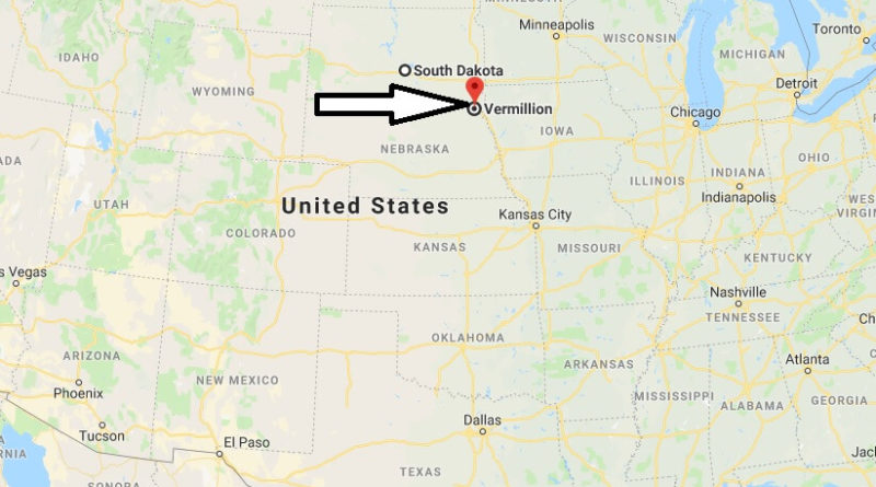Where is Vermillion, South Dakota? What County is Vermillion? Vermillion Map Located