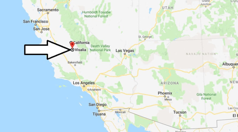 Where is Visalia, California? What County is Visalia? Visalia Map Located