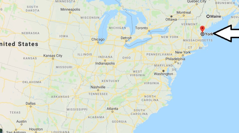Where is York, Maine? What County is York? York Map Located