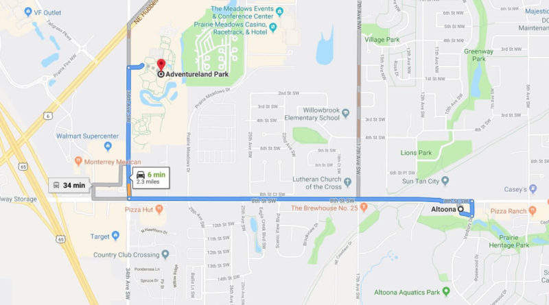 Where is Adventureland Park Altoona, Iowa Located Prices,Tickets, Hours, Map