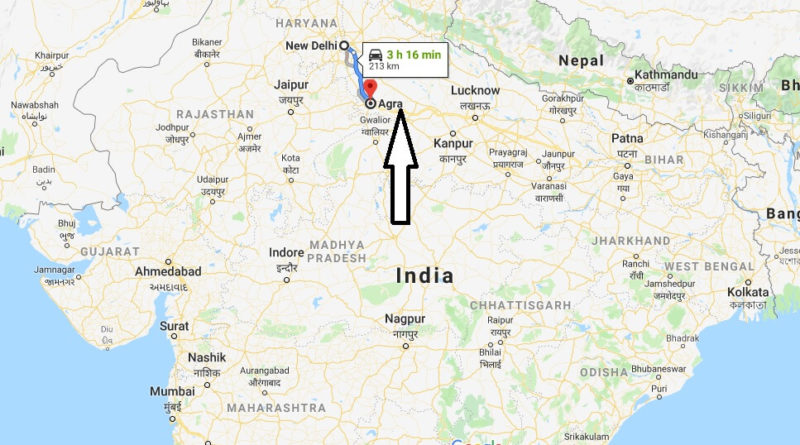 Where is Agra Located? What Country is Agra in? Agra Map
