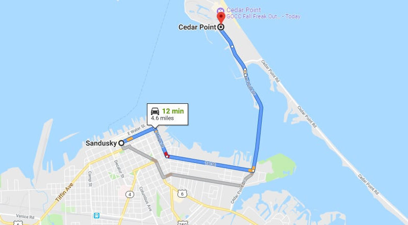 Where is Cedar Point Located Prices, Hours, Map