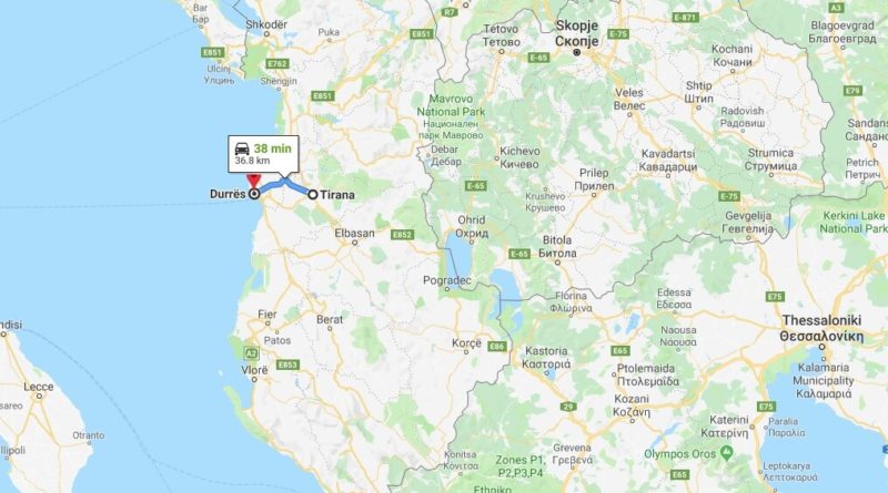 Where is Durres Located? What Country is Durres in? Durres Map