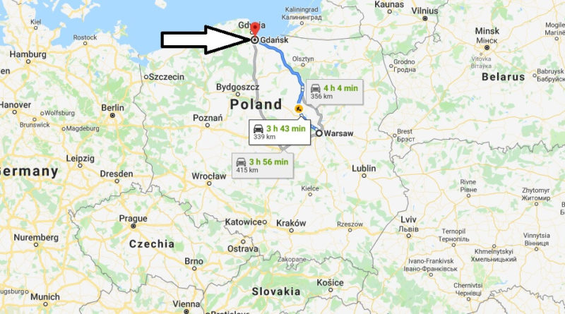 Where is Gdansk Located? What Country is Gdansk in? Gdansk Map