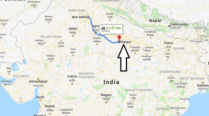 Where is Kanpur Located? What Country is Kanpur in? Kanpur Map