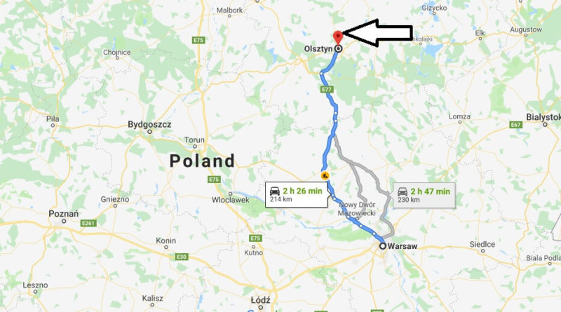 Where is Olsztyn Located? What Country is Olsztyn in? Olsztyn Map